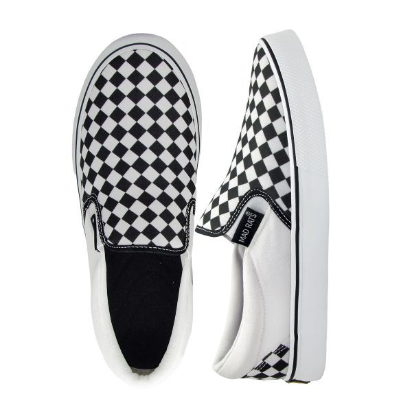 Tênis Mad Rats Slip On Preto/Branco