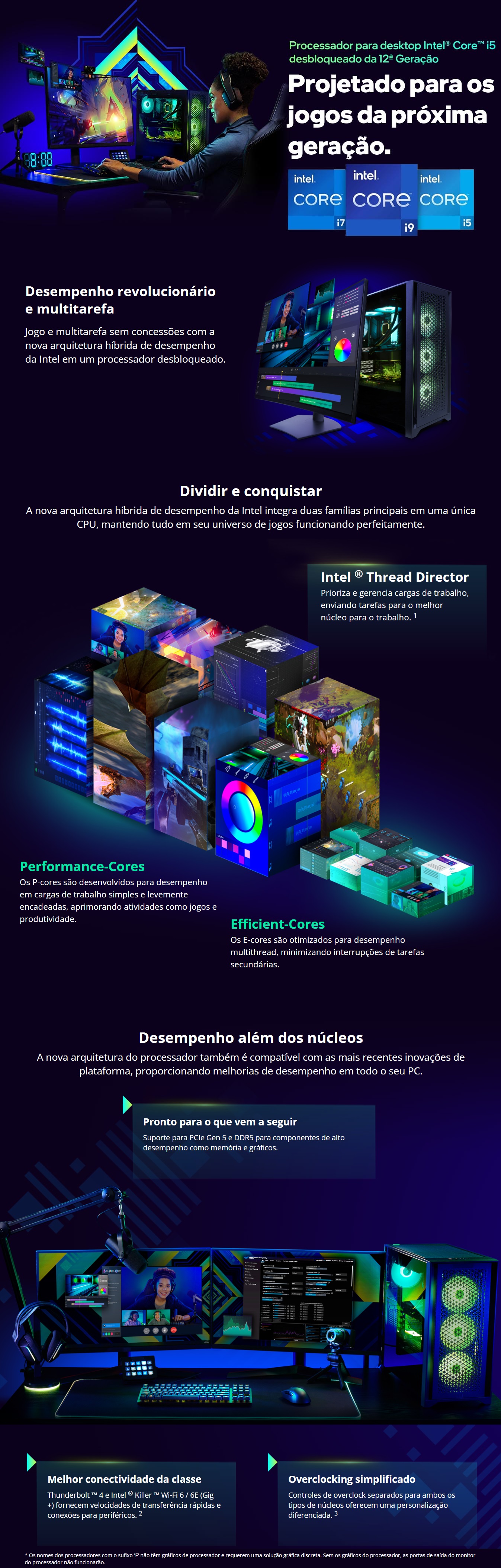 Processador Intel Core I9-12900kf, 16 Cores 24 Threads, Alder Lake 12ª  Geração, Cache 30mb, 3.2ghz, (5.2ghz Max. Turbo), Lga 1700 - BX8071512900KF