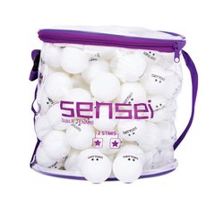 Pelota De Ping Pong 2 Star Blanca Naranja Sensei Por Unidad