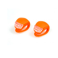 Set Luces 4spts Silicona 2 Leds Delantera y Trasera - Todo Bici
