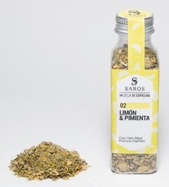 Condimentos Saros limón y pimienta x 50 Grs.