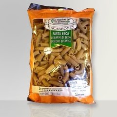 Fideos macarrones integrales La Esquina de las Flores 500g.