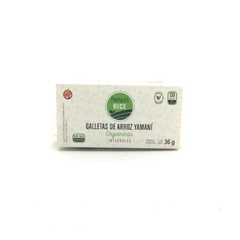 Galletas de arroz yamaní integral orgánicas Pampa´s Rice 36 grs