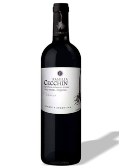Vino Merlot orgánico Familia Cecchini