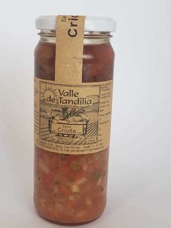 Salsa criolla Valle de Tandilia