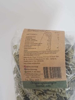 Fideos integrales con espinaca Doña Dominga 400 g. - comprar online