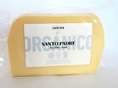 Queso Gouda Santo Padre orgánico certificado horma x 3 kgs (aprox). Precio x kg.