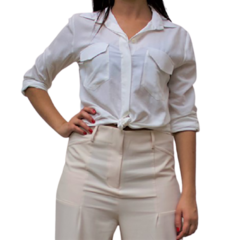 Roupa Camisa Claire Offwhite Lisa