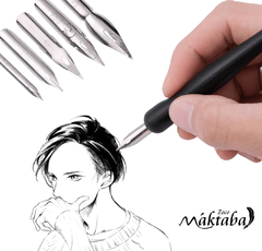 Pluma de dibujo, kit para entintar