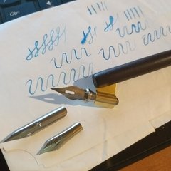 Pluma Caligrafía, Mango Madera oblicua en internet