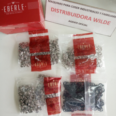 Broches doble aro N° 9 negros Eberle - comprar online