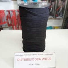 Elástico negro de 7 mm