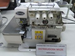 Overlock 3 hilos con motor bajo consumo incorporado direct drive Typical GN793BKD