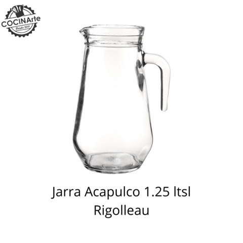 Jarra Vidrio Vallarta 1,5 lts Rigolleau