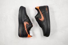 nike air force 1 low zig zag black orange