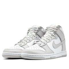 nike dunk hi retro white vast grey