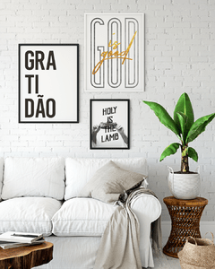Composição GRATIDÃO + GOD IS GOOD + HOLY - comprar online