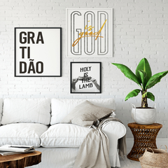 Composição GRATIDÃO + GOD IS GOOD + HOLY