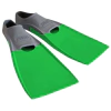 Aletas Zoggs Long Blade Rubber Fin GRY-GRN