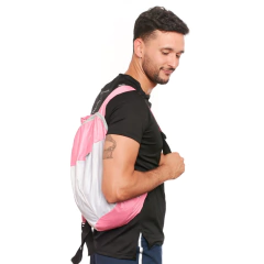 Mochila Salpa Ultralight Gris Perla/Rosa Chicle en internet
