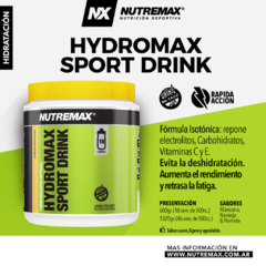 Sport Drink Hydromax Nutremax x 600g en internet