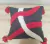 Cojín gris, rojo y blanco - comprar online
