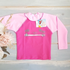 Remeras UV+50 Rosa