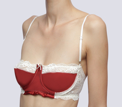 Corpiño con aro strapless