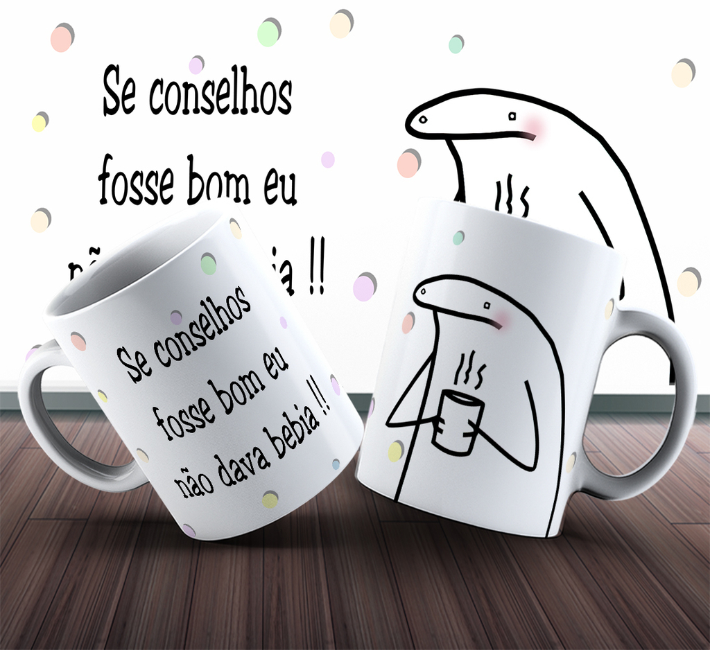 Caneca Estilo Flork Debochado 30 modelos em cerâmica 325ml cerâmica Caneca Estilo Flork Debochado 30 modelos em cerâmica 325ml cerâmica