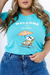 T-shirt Welcome To Paradise Snoopy - Verde Jade Cód.: 1525 - comprar online