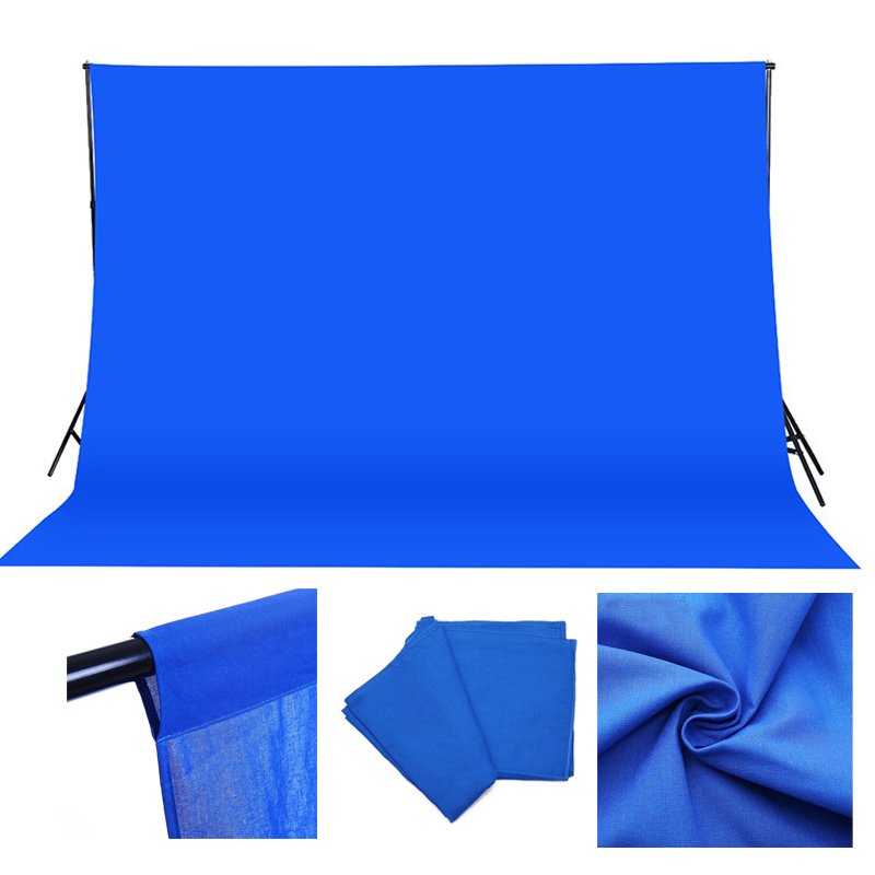 Tecido Fundo Infinito Fotográfico Chroma Key 1,78 X 2,20m - Azul