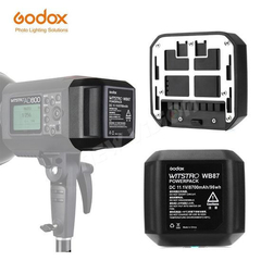 Bateria Godox WB87 para flashes AD600 - Foto Imagem Rio