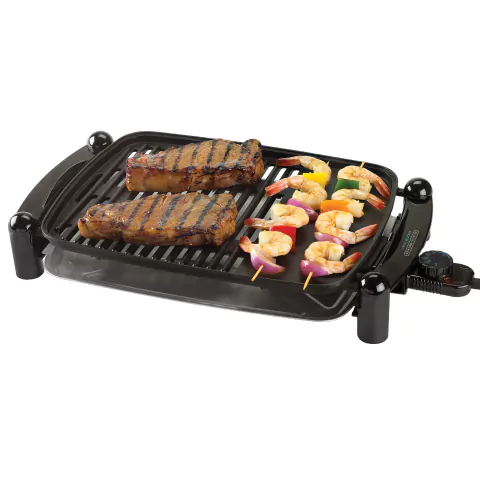 Parrilla Y Plancha Eléctrica Black+decker 220v