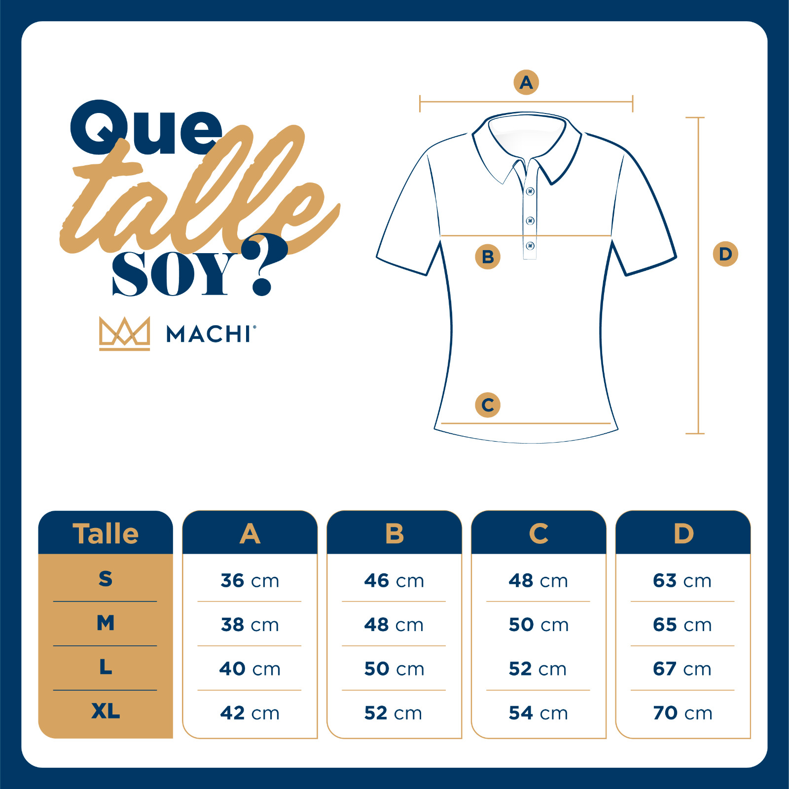 Talles damas