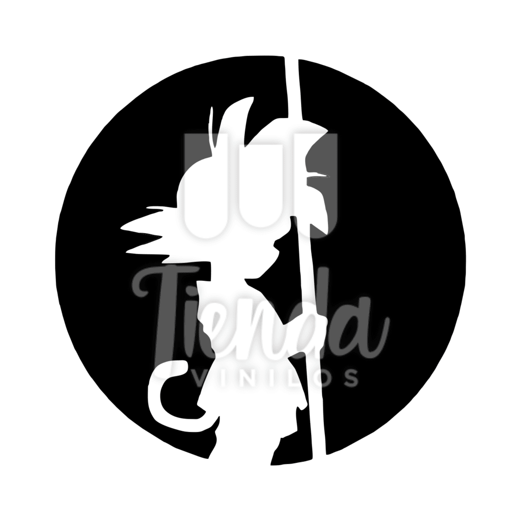 Silueta Goku - Comprar en Tienda vinilos Silueta Goku - Comprar en Tienda vinilos