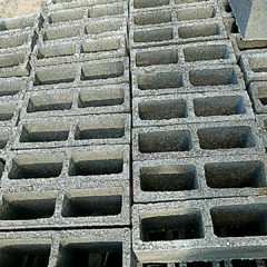 Imagem do BLOCO ESTRUTURAL VAZADO 2 FUROS CONCRETO 120 390 190MM