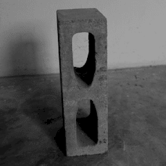 BLOCO ESTRUTURAL VAZADO 2 FUROS CONCRETO 120 390 190MM na internet
