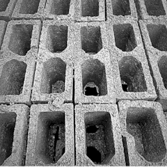 BLOCO ESTRUTURAL VAZADO 2 FUROS CONCRETO 140 390 190MM - comprar online