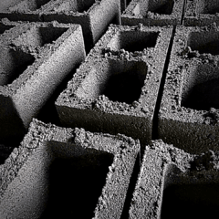 BLOCO ESTRUTURAL VAZADO 2 FUROS CONCRETO 190 390 190MM na internet