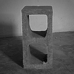 BLOCO ESTRUTURAL VAZADO 2 FUROS CONCRETO 190 390 190MM - comprar online