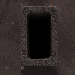 MEIO BLOCO ESTRUTURAL VAZADO CONCRETO 120 190 190MM - comprar online