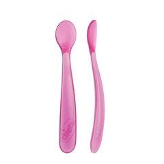 CUCHARA EASY MEAL SILICONA ROS