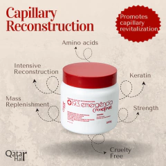 Kit Brazilian Blowout Organic Pink and Reconstruction Mask 1.9.3 - Troia Hair & Qatar Hair - buy online