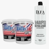 2 American Classic Straighteners 500g / 1kg and Neutralizing Shampoo 1L