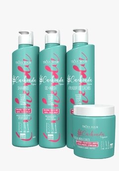 Hair Salon Treatment for Curly Hair - Cacheada Troia Hair - Curly Hair Moisturizing - 4 Steps
