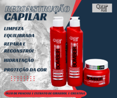Kit Bombeiro Reconstrução Capilar com Creatina - Qatar Hair na internet