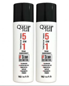 Progressiva 5 em 1 Qatar Hair 2x 1000ml - Tratamiento para Alisar el Cabello