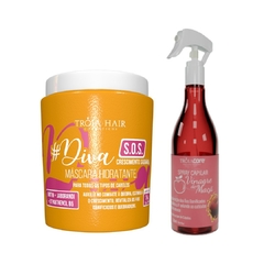 S.O.S Diva Mask Troia Hair & Apple Vinegar Hair Spray - Amazing Hair Care Kit - buy online