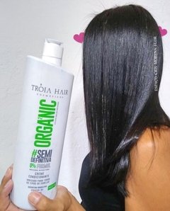 Progressiva Semi-definitiva - Tratamento para Cabelos Lisos Sem Formol Troia Hair 1000ml na internet