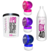 Kit 3 Colors Toning Mask 150g - Fantasy Color + 1 OX 40 + 1 Dust-free Bleaching Powder - buy online